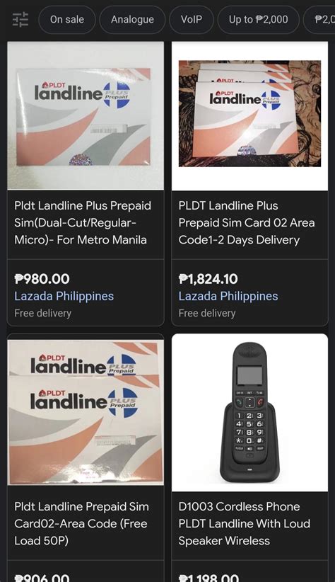 prepaid landline philippines